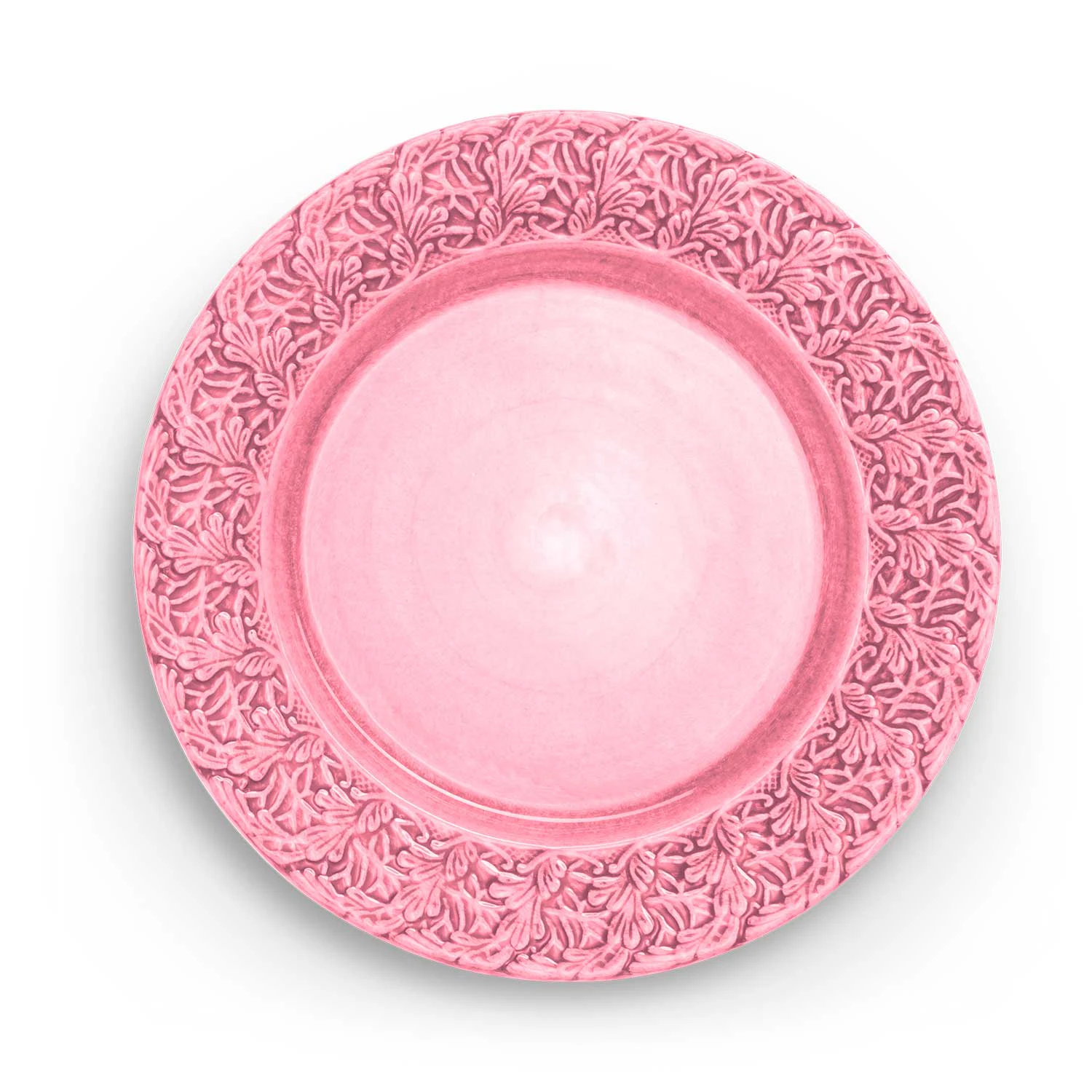 Mateus Lace Tallrik 25 Cm - Keramik Rosa