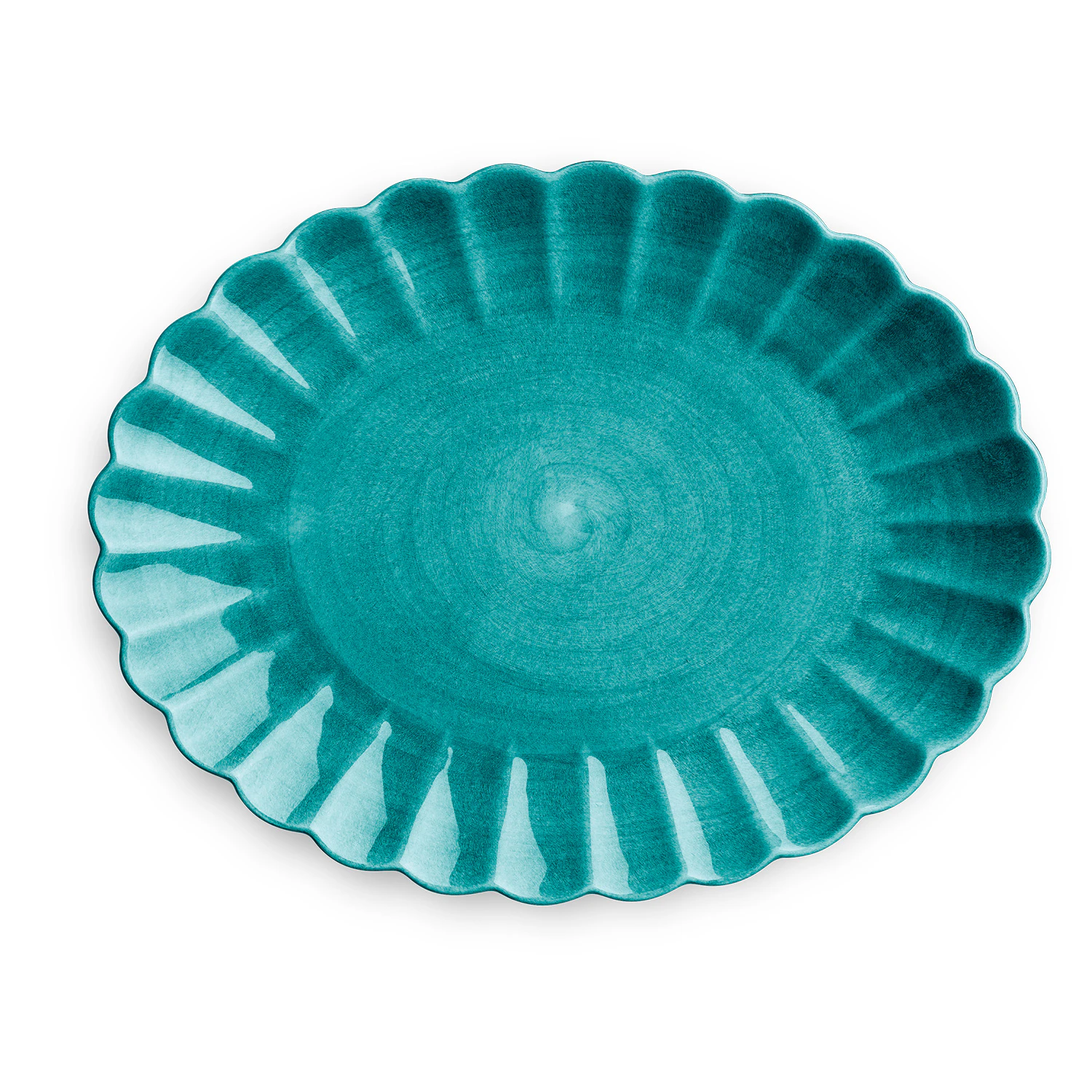 Mateus Oyster Fat 35x30 Cm Ocean - Uppl&auml;ggningsfat Keramik Hav