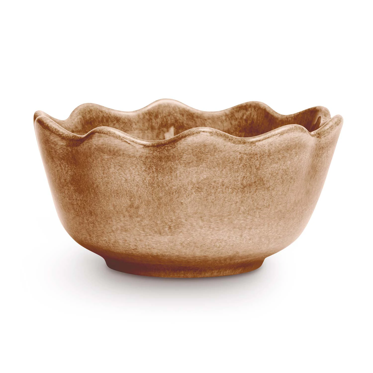 Mateus Oyster Skål 13 Cm Cinnamon - Serveringsskålar Keramik Kanel