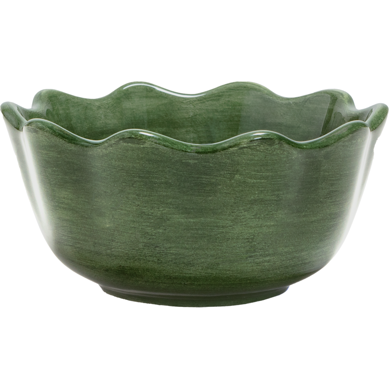 Oyster Skål 13 cm, Skogsgrön