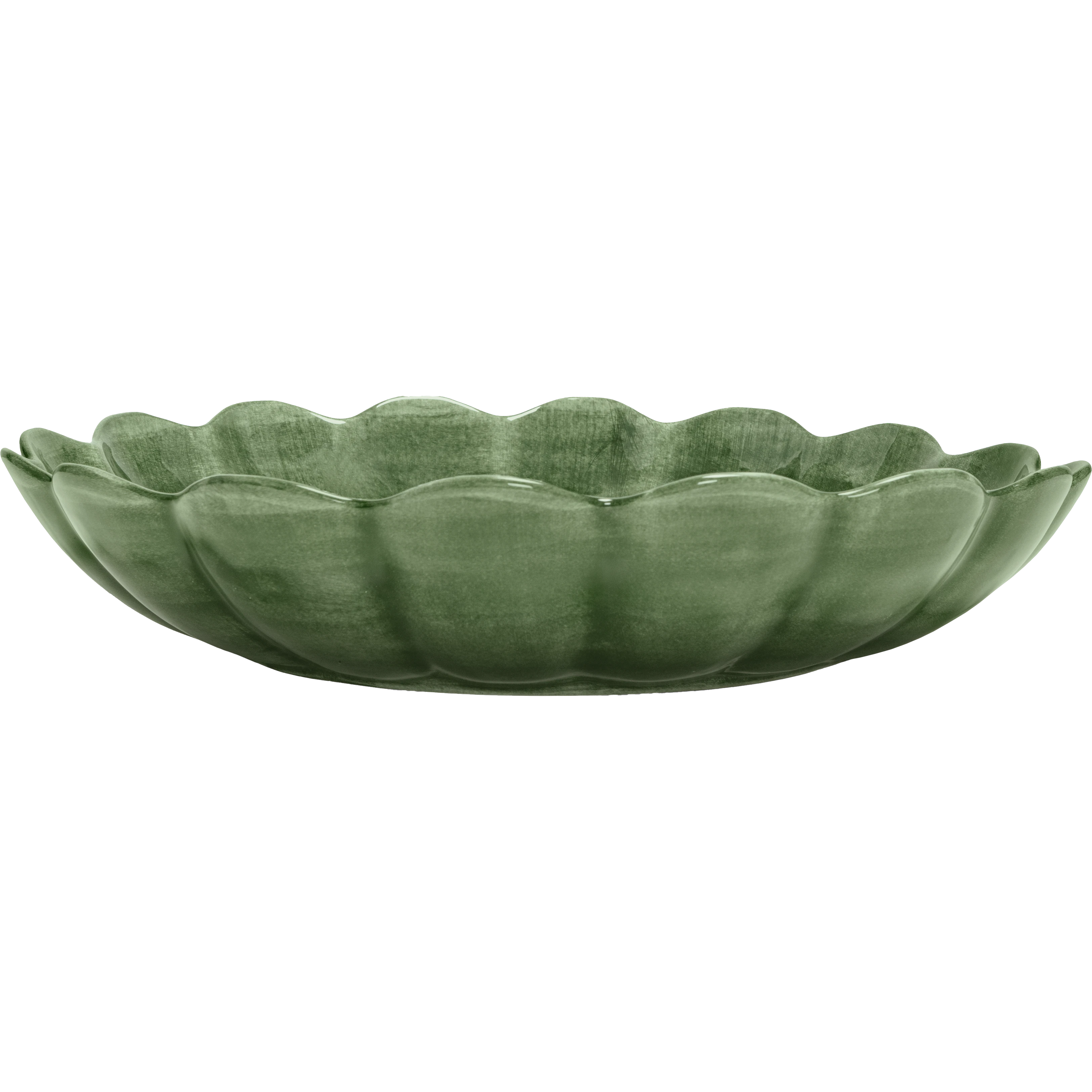 Mateus Oyster Sk&aring;l 31 Cm - Serveringssk&aring;lar Keramik Skogsgr&ouml;n