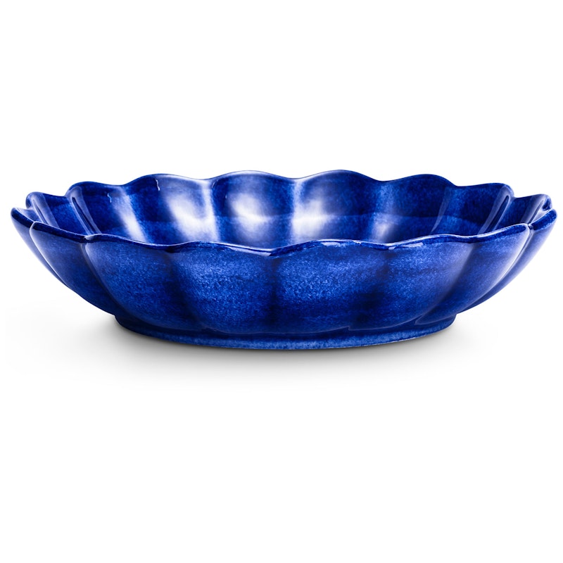 Oyster Skål 31 cm, Blå