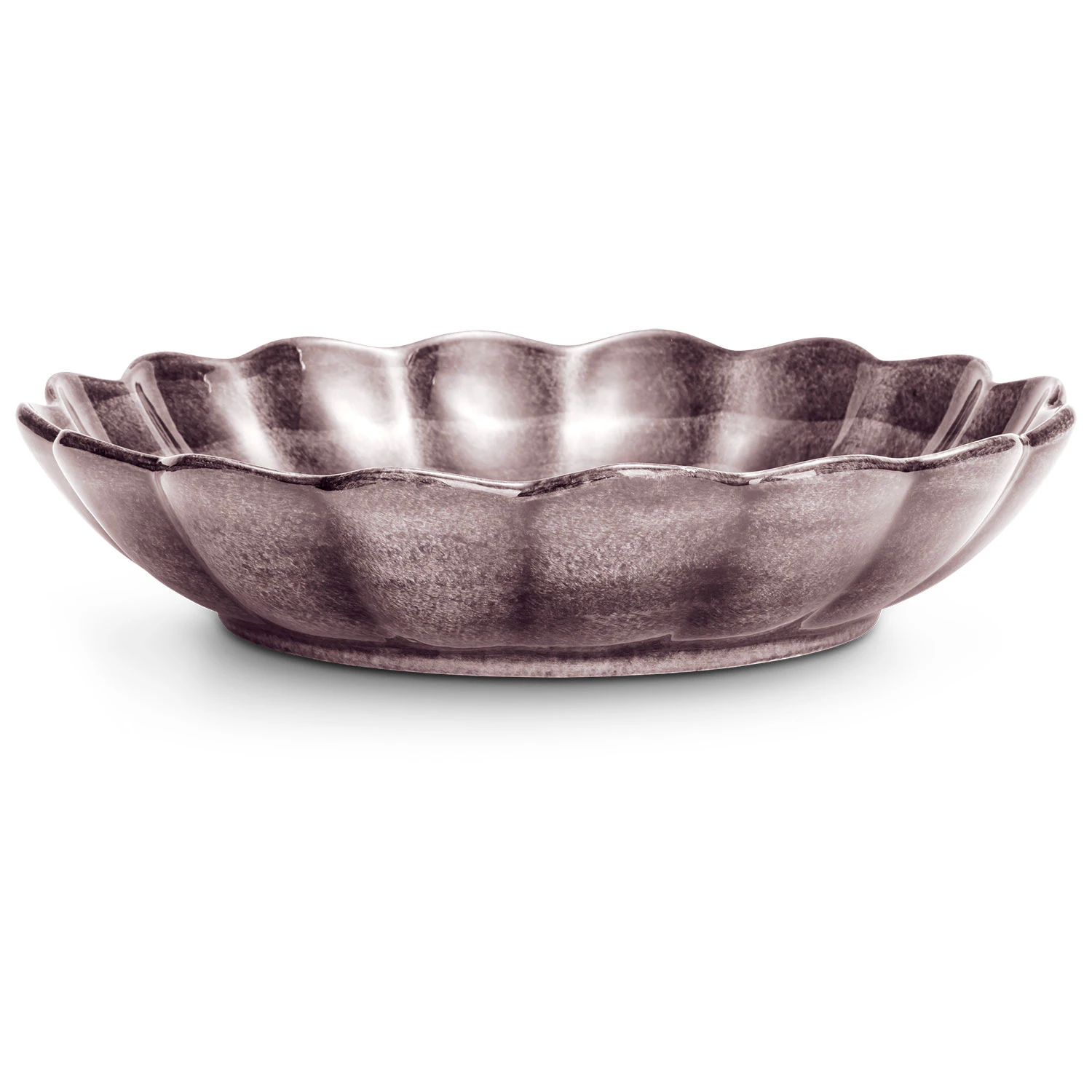 Mateus Oyster Skål 31 Cm - Serveringsskålar Keramik Plommon