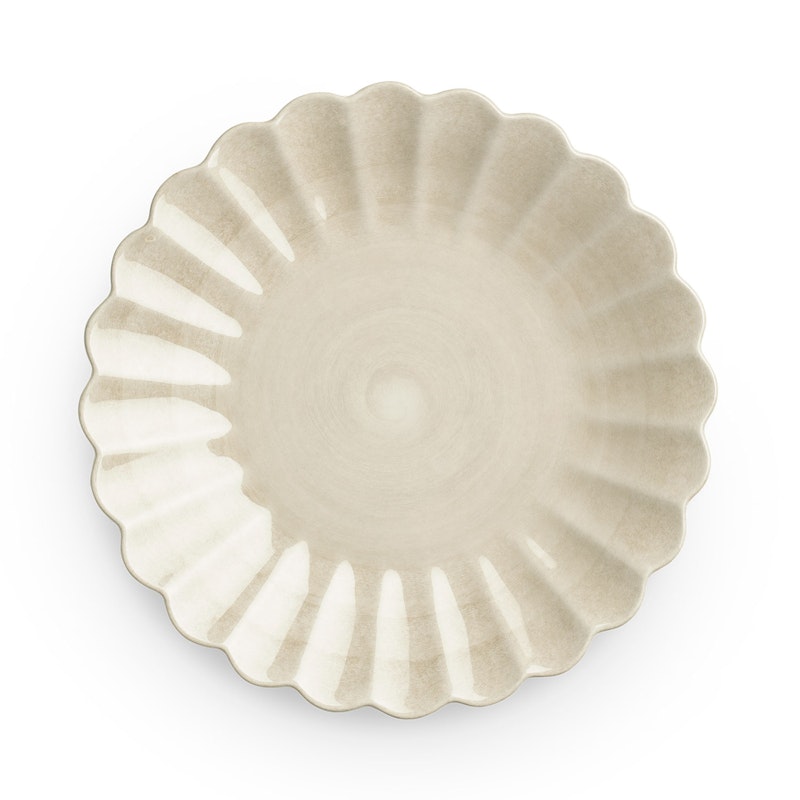 Oyster Tallrik, Sand, 20 cm