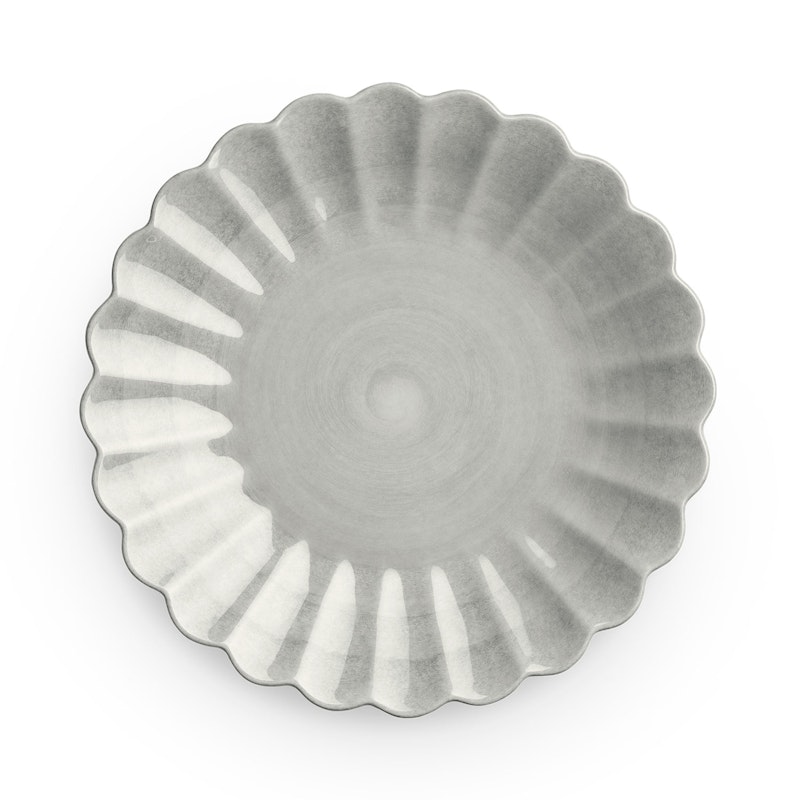 Oyster Tallrik, Grå, 20 cm