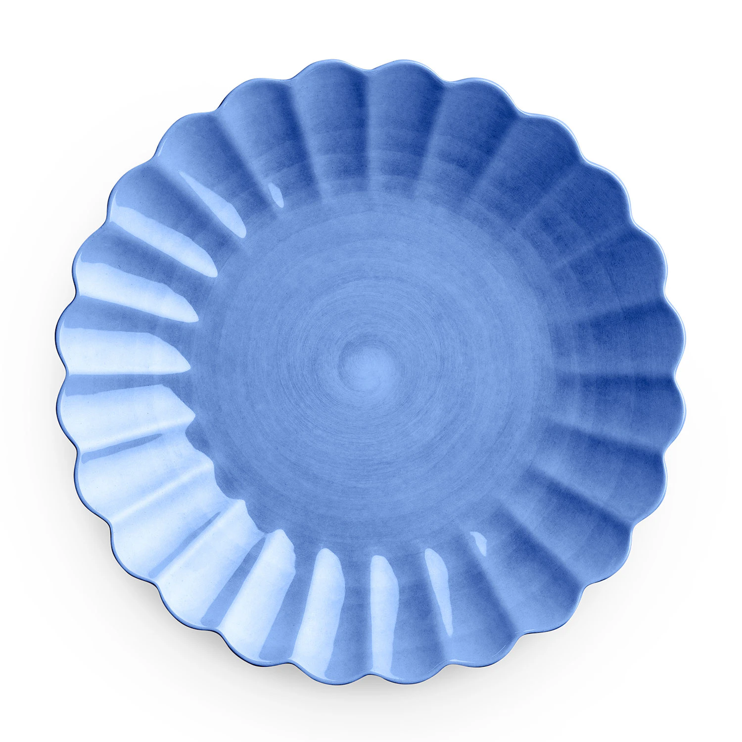 Mateus Oyster Tallrik Light Blue 28 Cm - Keramik Ljusbl&aring;