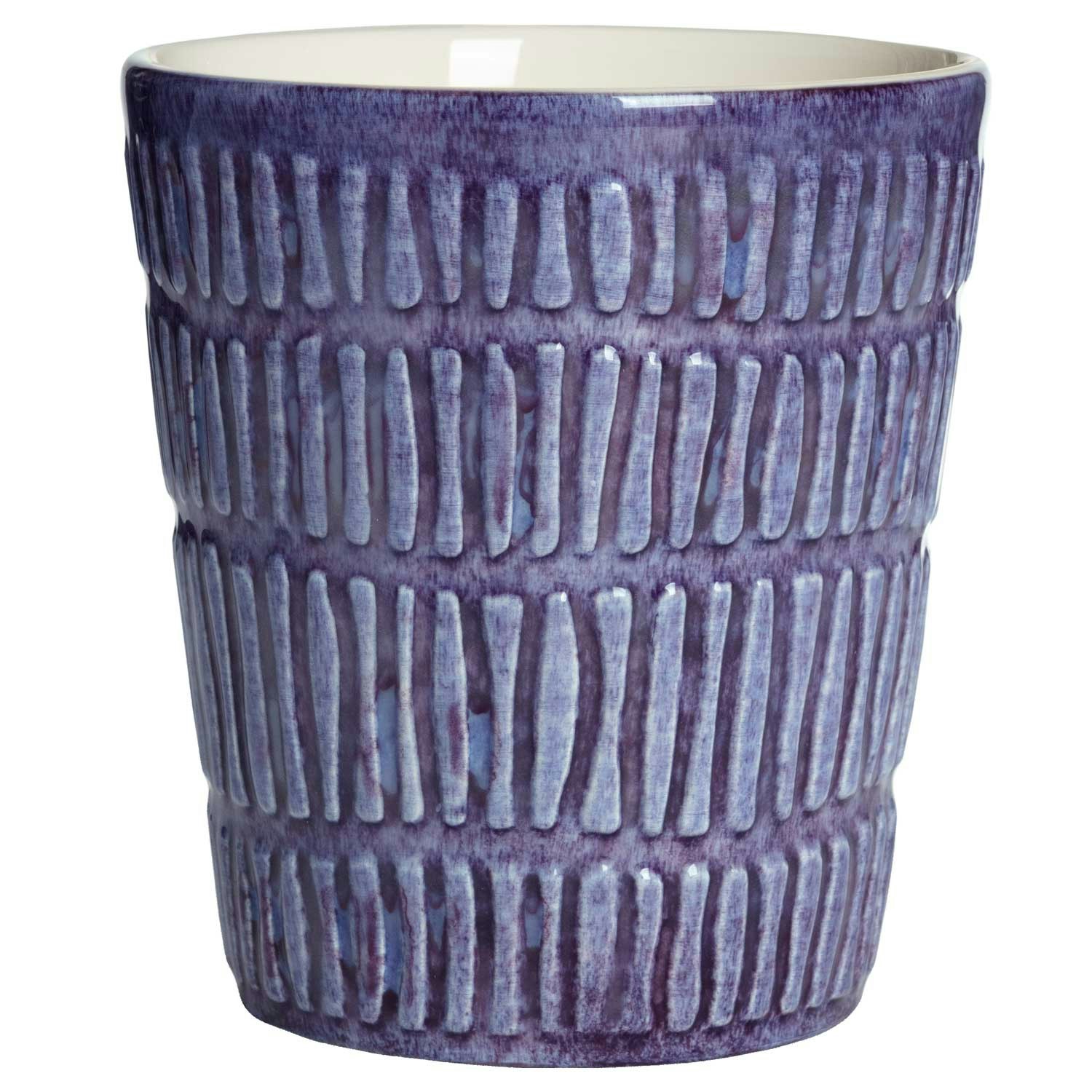 Mateus Stripes Mugg 30 Cl Viol - Kaffekoppar Keramik Violet