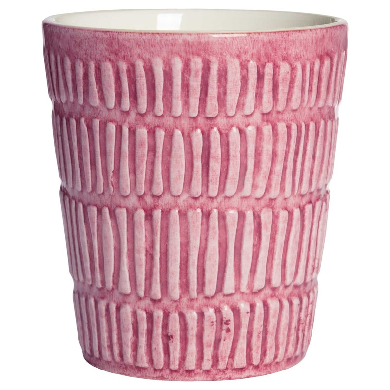 Stripes Mugg 30 cl, Rosa