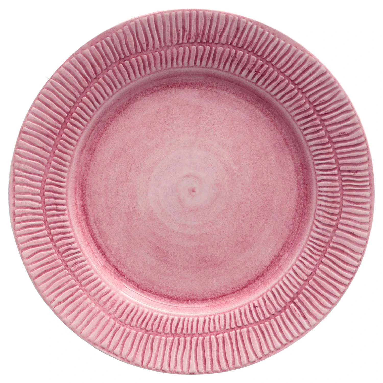 Mateus Stripes Tallrik 28 Cm - Keramik Rosa