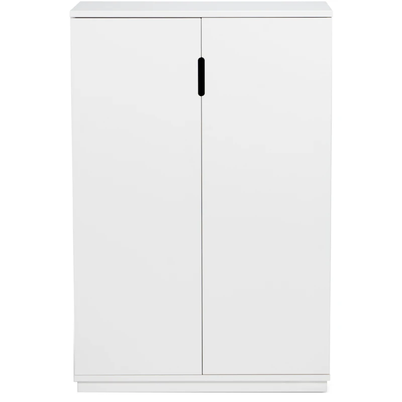 Skåp AOKO Täckta dörrar Vitlack