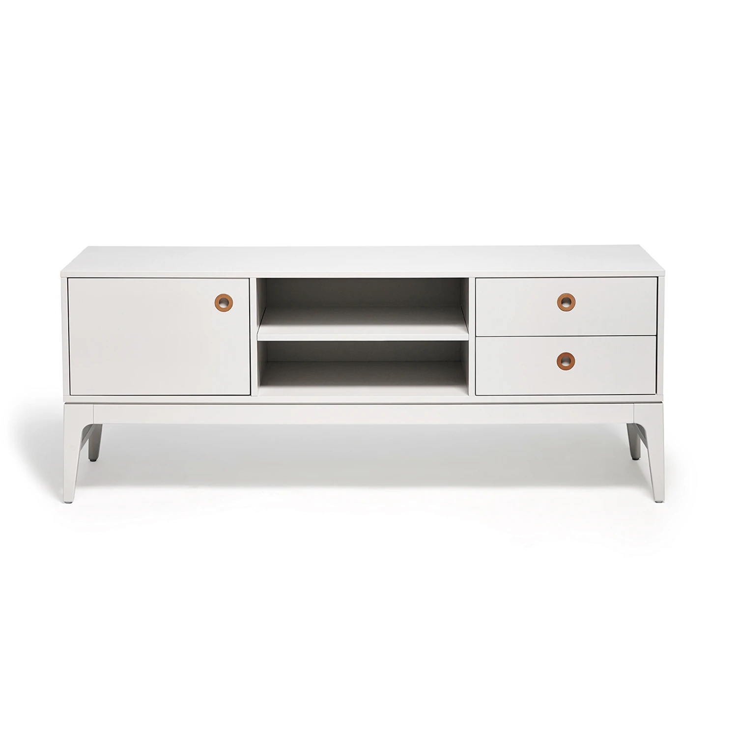 Mavis H&ouml;llviken B&auml;nk 150 Cm - Tv-b&auml;nkar & mediab&auml;nkar L&auml;der Ljusgr&aring;