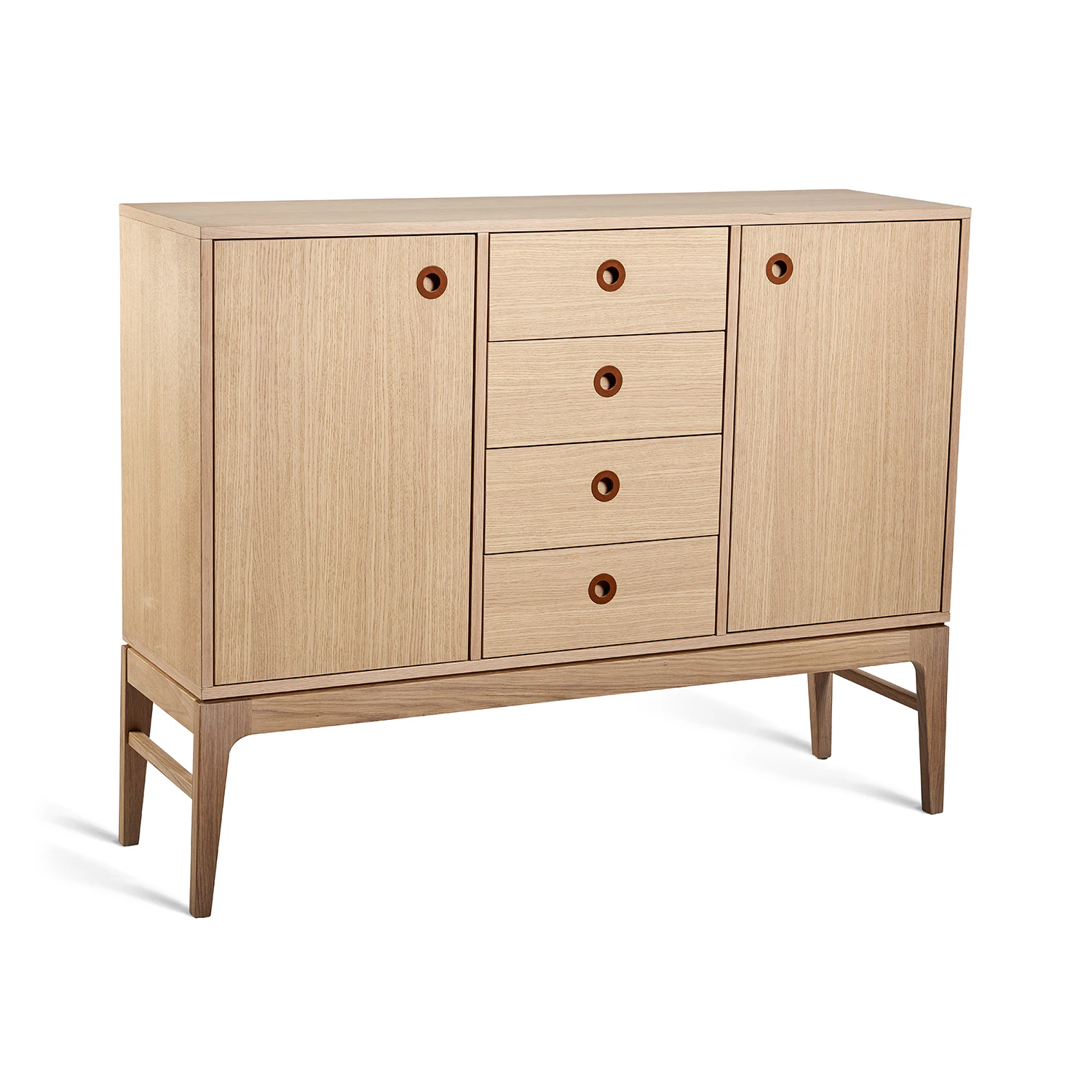 Mavis H&ouml;llviken Sk&auml;nk - Sk&auml;nkar & sideboards Mdf Vitpigmenterad Ek