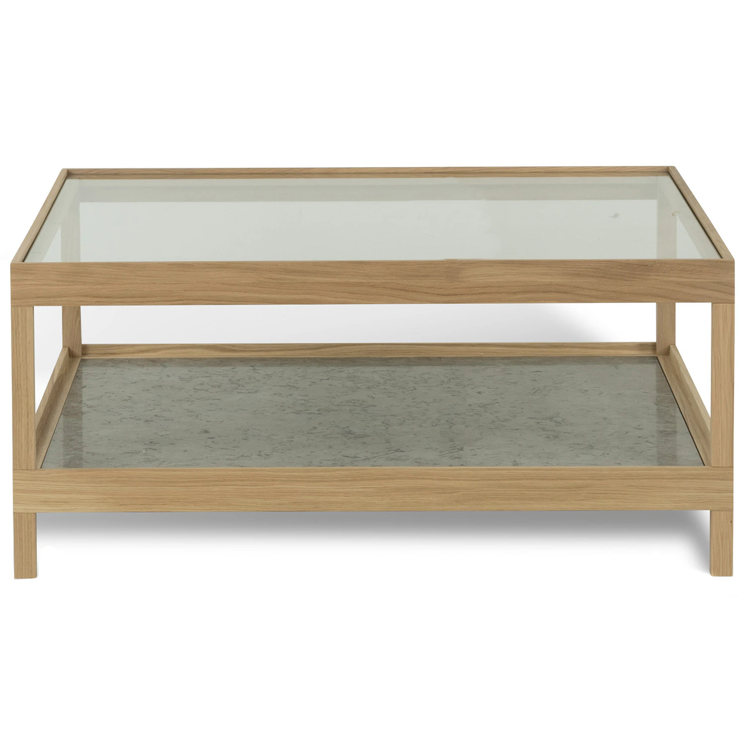 Mavis Ima Soffbord 90x90 Cm - Soffbord Ek Vitpigmenterad Ek