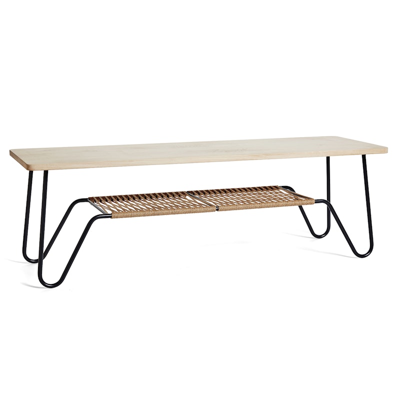 Marcel Soffbord/Sideboard 160x50 cm, Såpad Rustik Ek