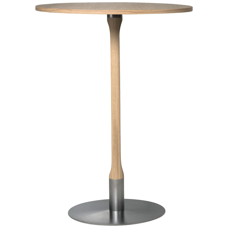 Rod Barbord Vitpigmenterad Ek, Ø70 cm