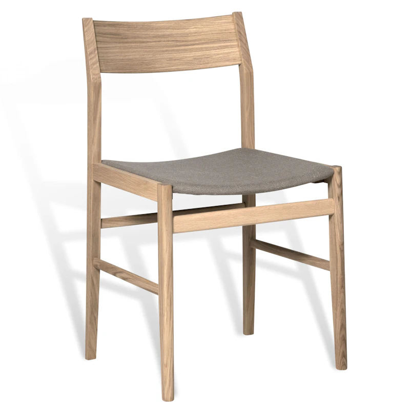 Siza Stol, Vitpigmenterad Ek / Beige