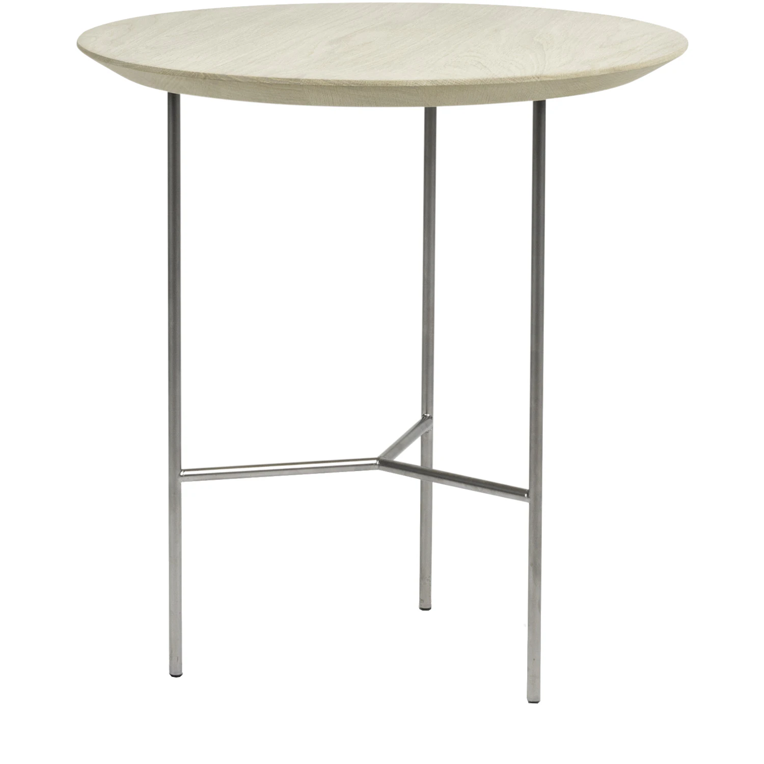 Mavis Tribeca Sidobord / Satinkromat 47 Cm - Soffbord St&aring;l S&aring;pad ek