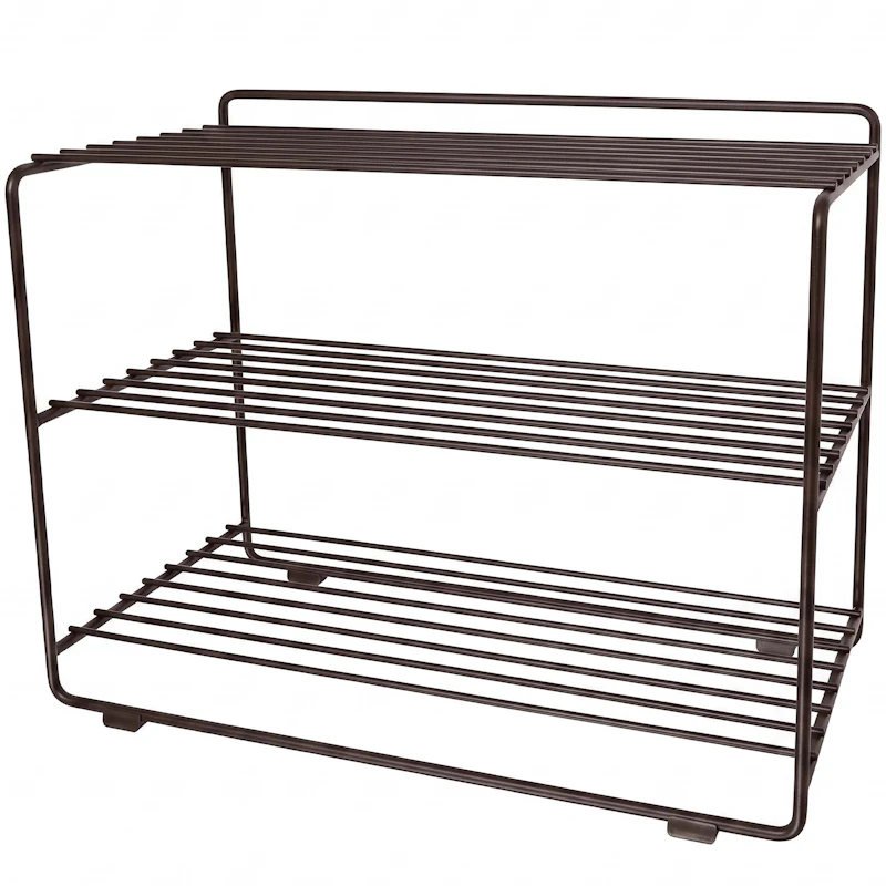 Downtown Shoe Shelf Dark Mocha