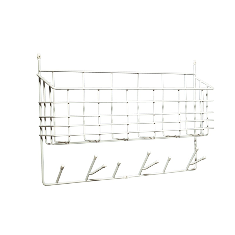 Mitten Förvaringshylla, Vit