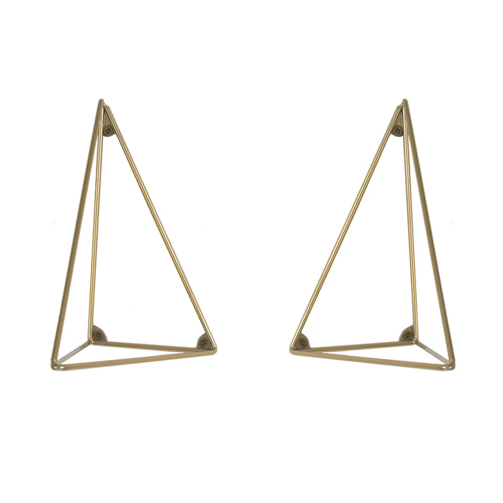 Maze Pythagoras Konsol 2-pack - Modulära hyllsystem Metall Mässing