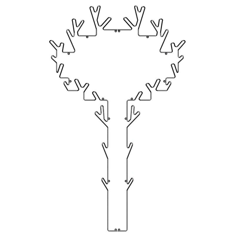 Tree Klädhängare, Svart