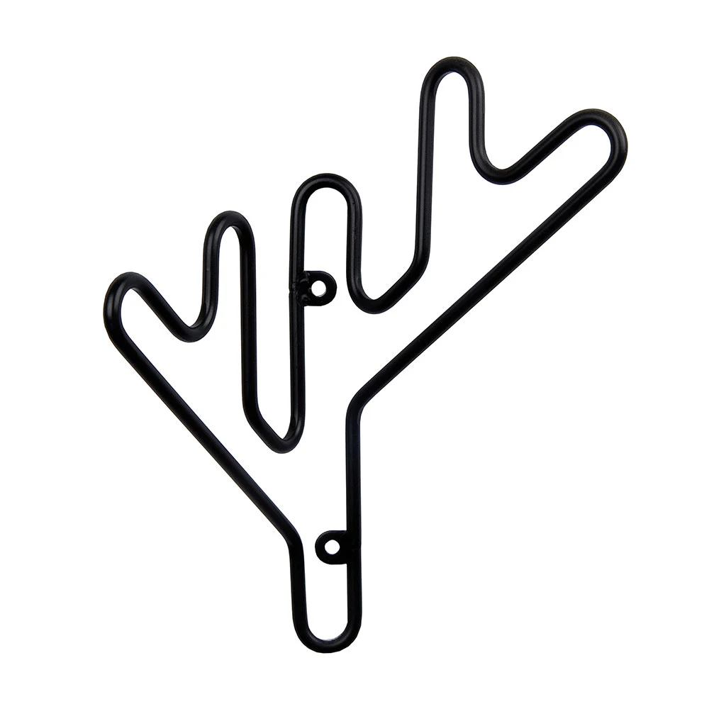 Maze Twig Vägghängare - Krokar & galgar Återvunnen Metall Svart