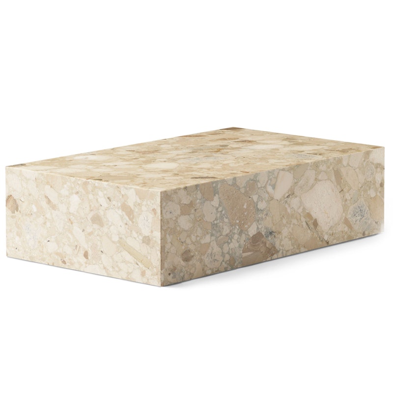 Plinth Low Soffbord 100x60 cm, Kunis Breccia Marmor