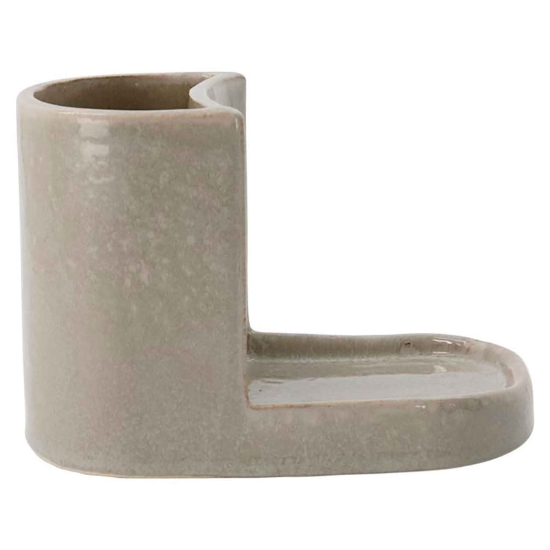 Datura Borste & Tvålhållare, Shellish Grey