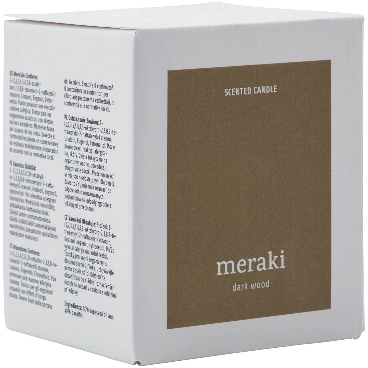 Meraki Doftljus Dark Wood 200 g från Meraki, bild 2
