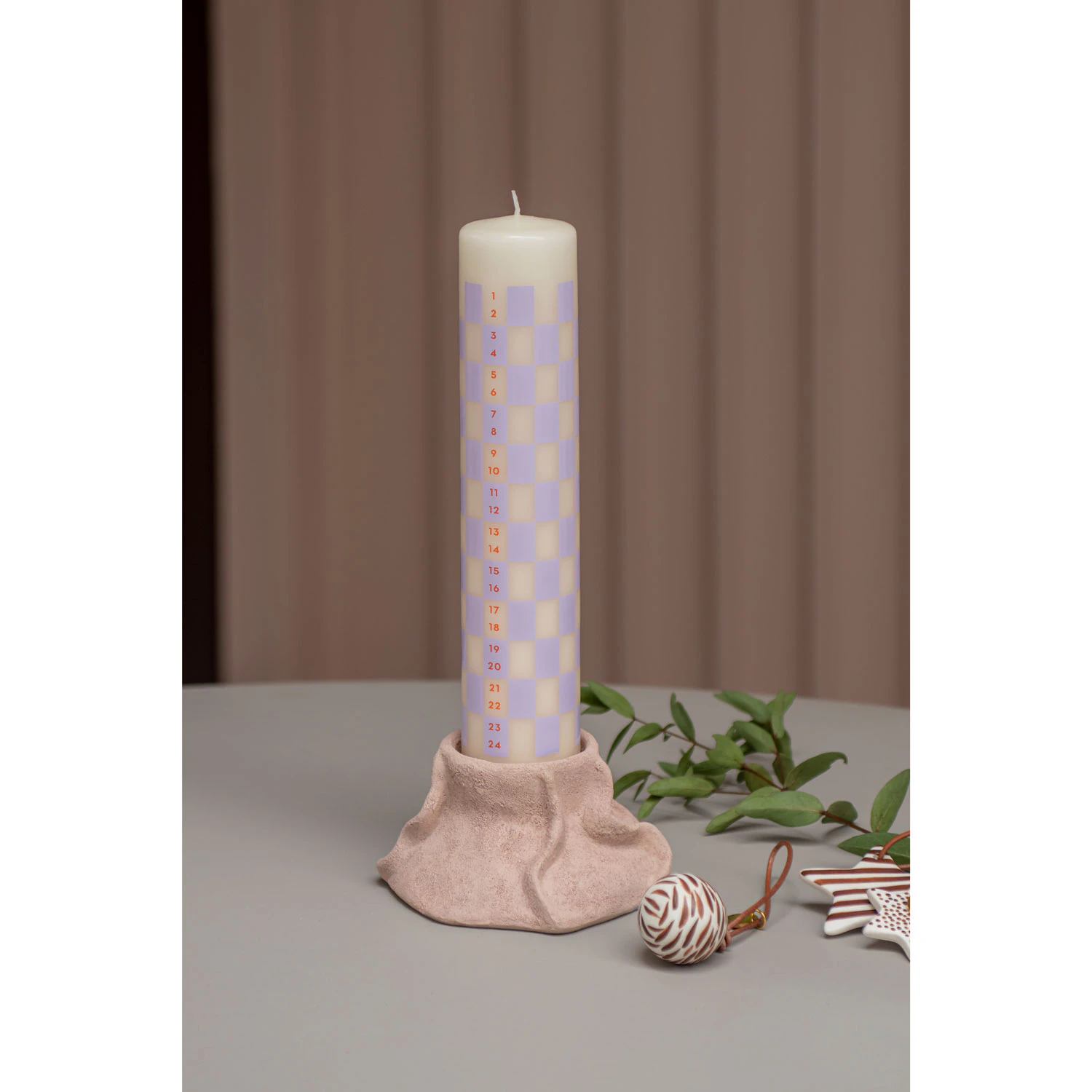 Mette Ditmer Art Piece Lava Ljushållare, powder rose från Mette Ditmer, bild 2