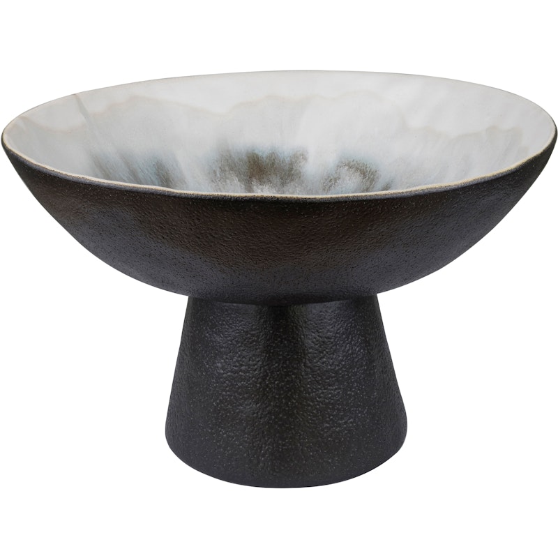 By Hand Skål Med Fot, Off-white