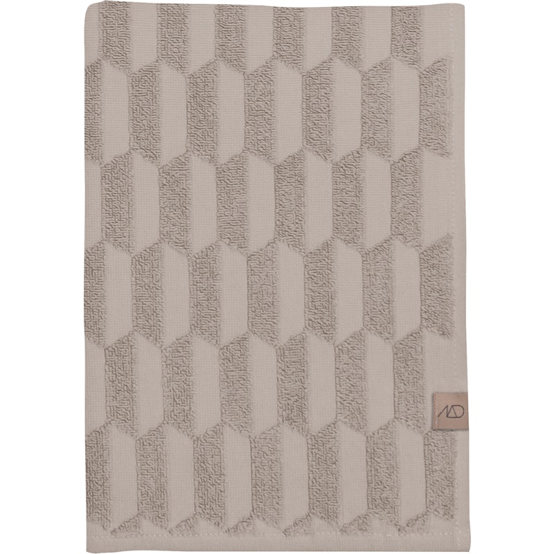 Geo Handduk Sand 2-pack, 35x55 cm