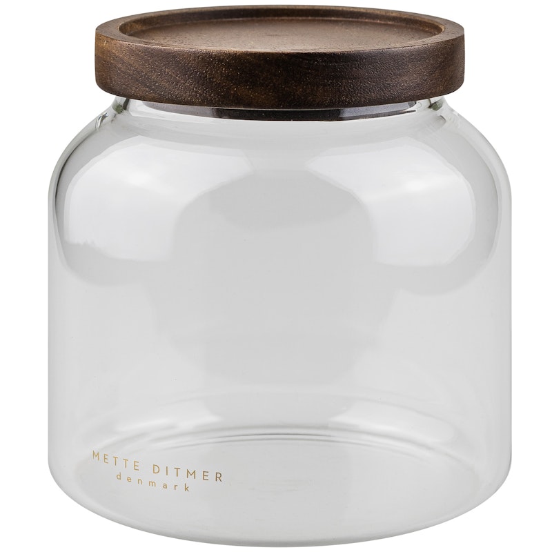 Luna Glasburk Med Lock 13 cm, Klar