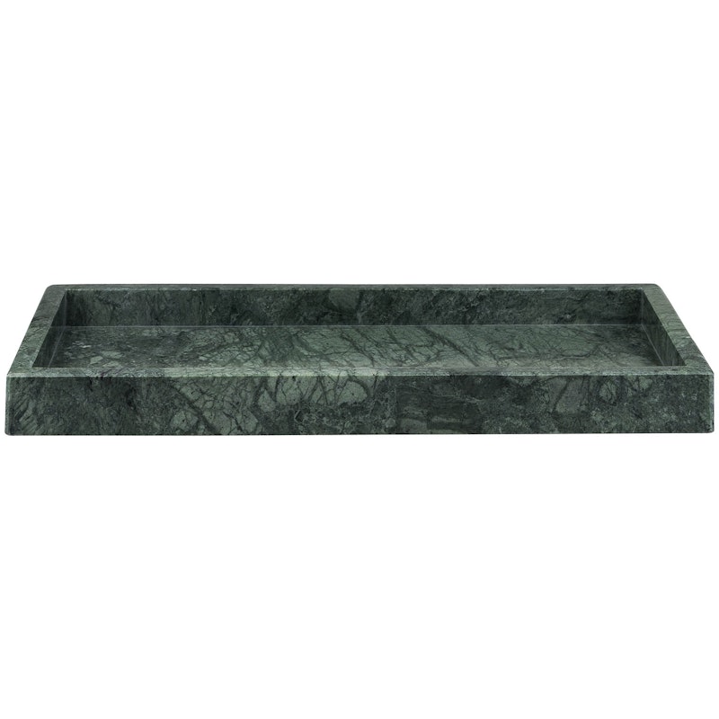 MARBLE Bricka 16x31 cm, Dark Forest