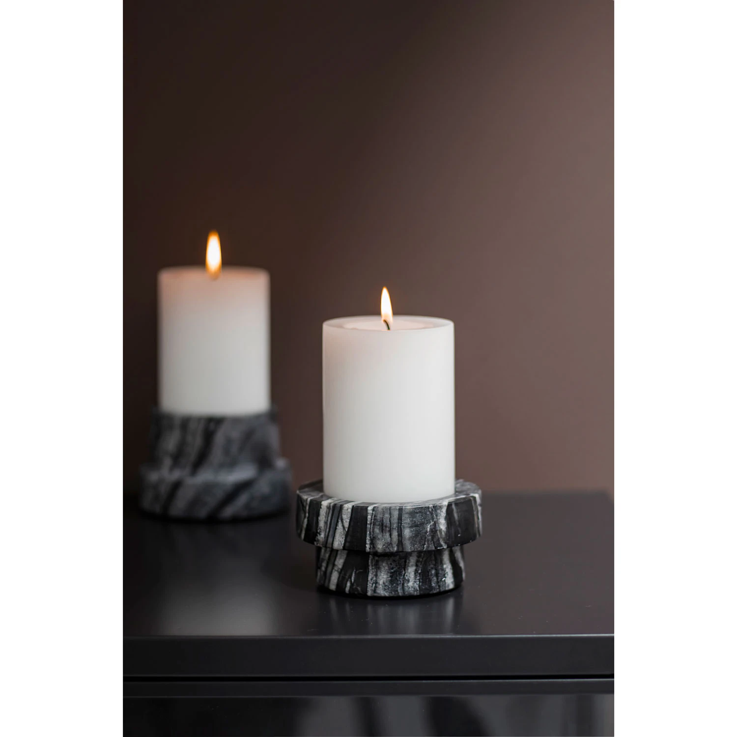 Mette Ditmer Marble Ljushållare, svart från Mette Ditmer, bild 3