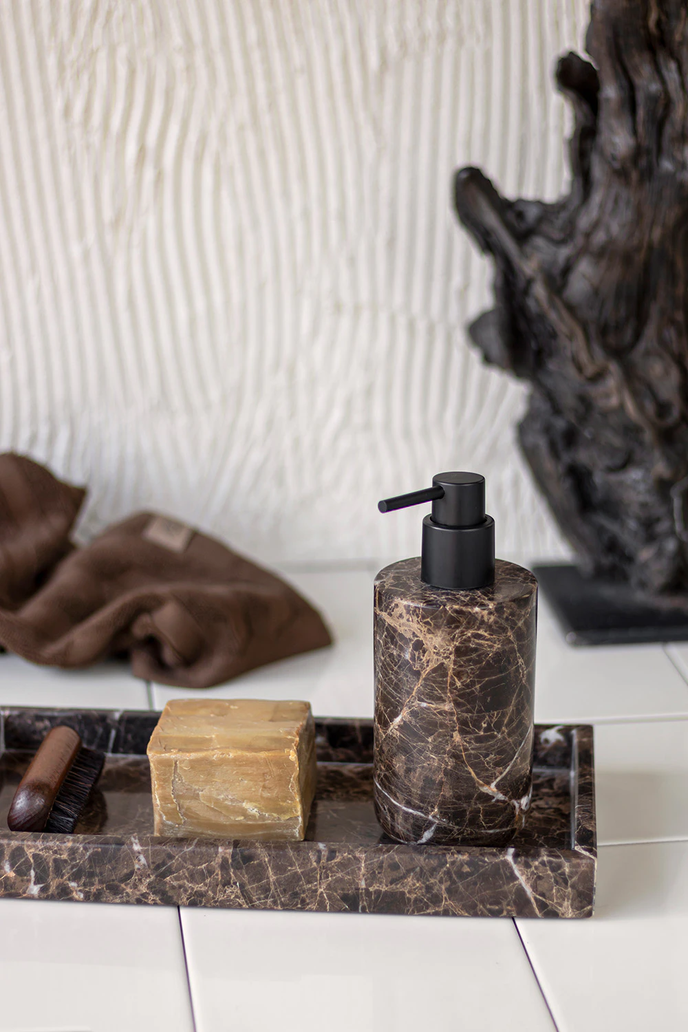Mette Ditmer Marble Tvålpump, brun från Mette Ditmer, bild 4