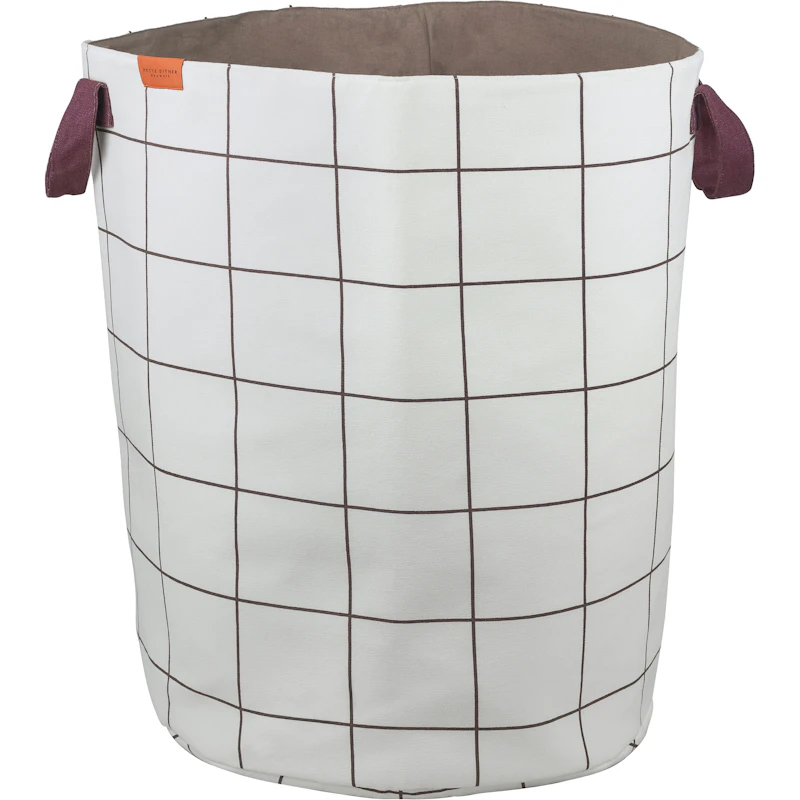 Mesh Tvättkorg, Off-white / Brun