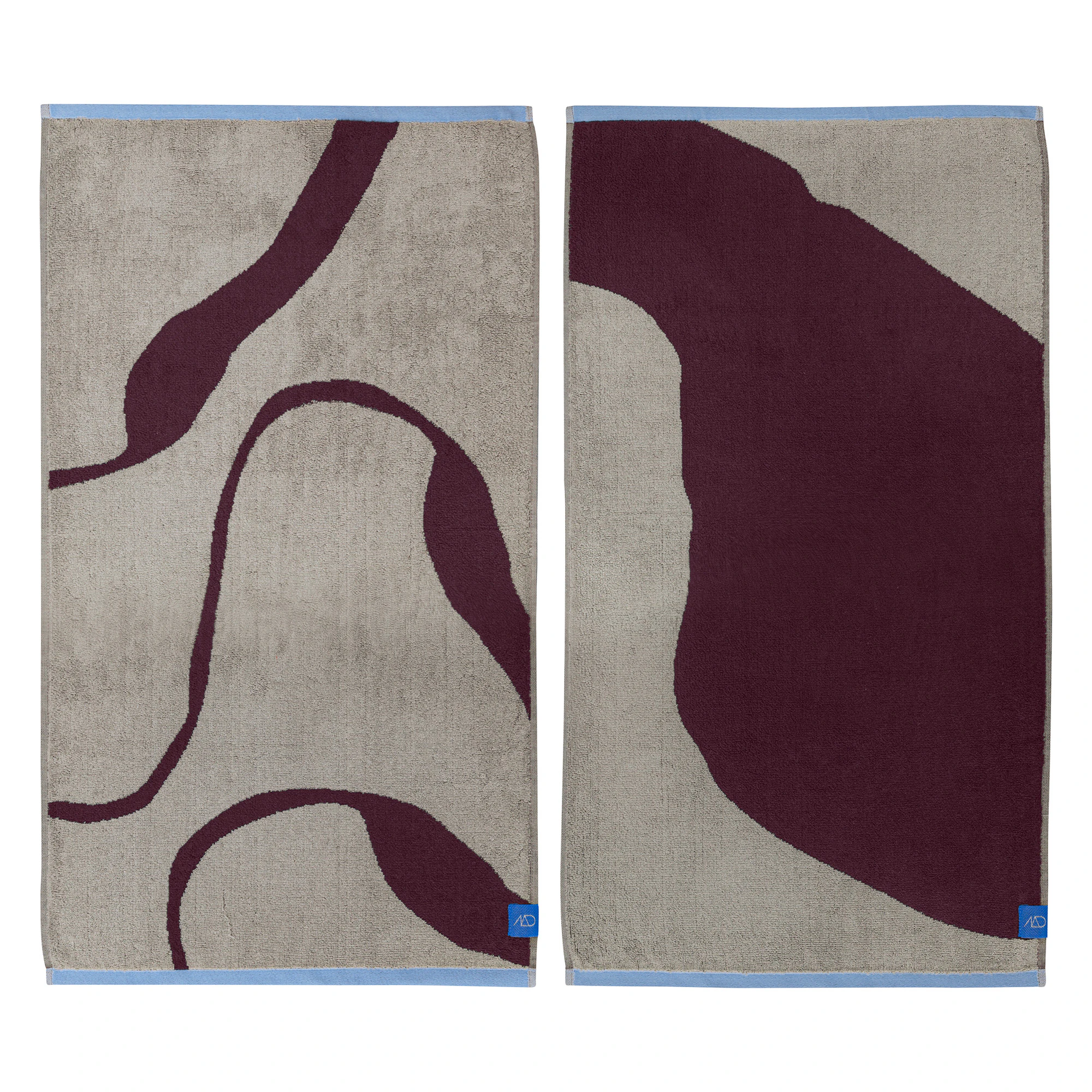 Mette Ditmer Nova Handduk 2-pack 50x90 Cm - Handdukar & Badlakan Ekologisk Bomull Sand