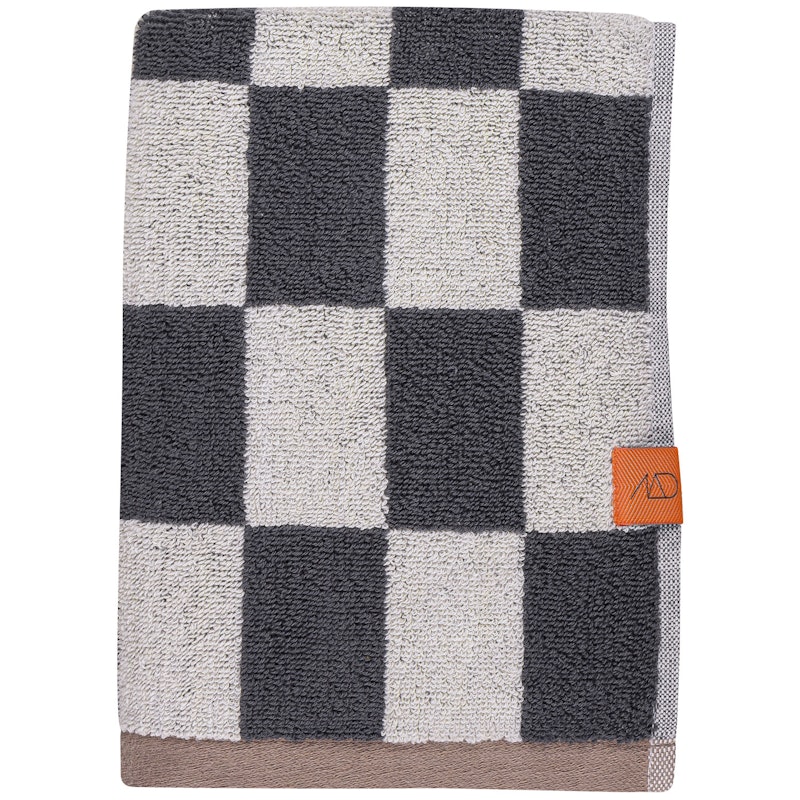 Retro Towel Handduk 40x55 cm 2-pack, Mörkgrå