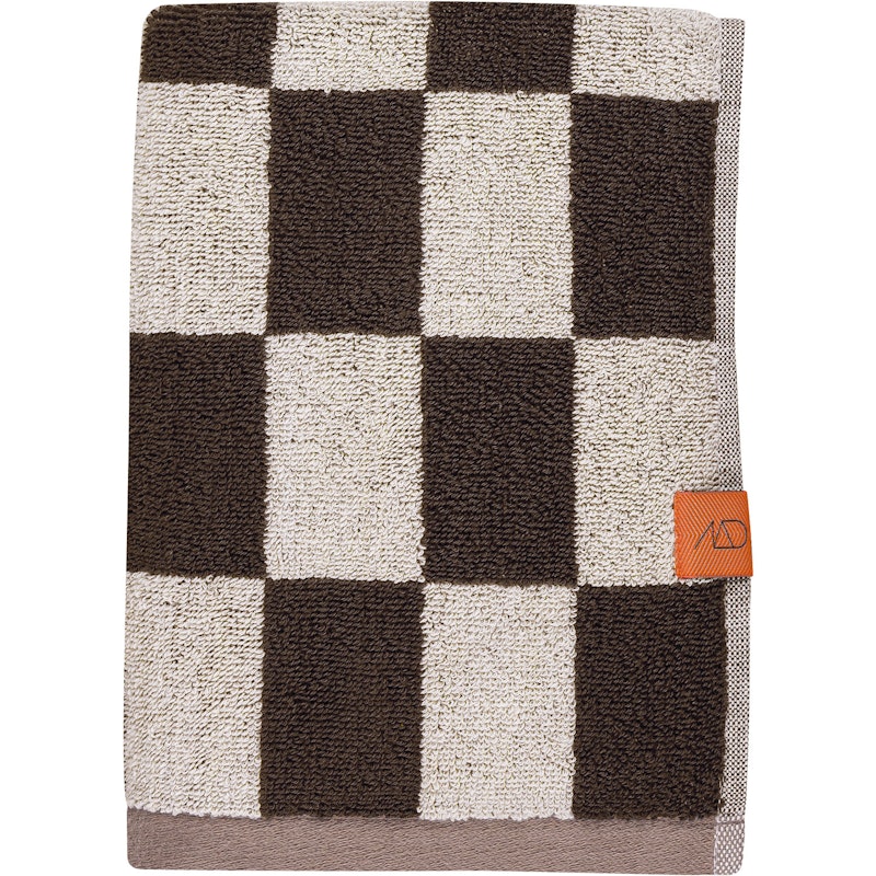 Retro Towel Handduk 40x55 cm 2-pack, Chocolate