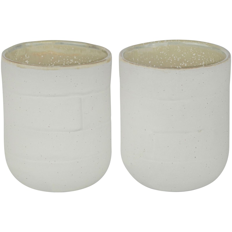 SAND GRAIN Mugg 30 cl 2-pack, Strå