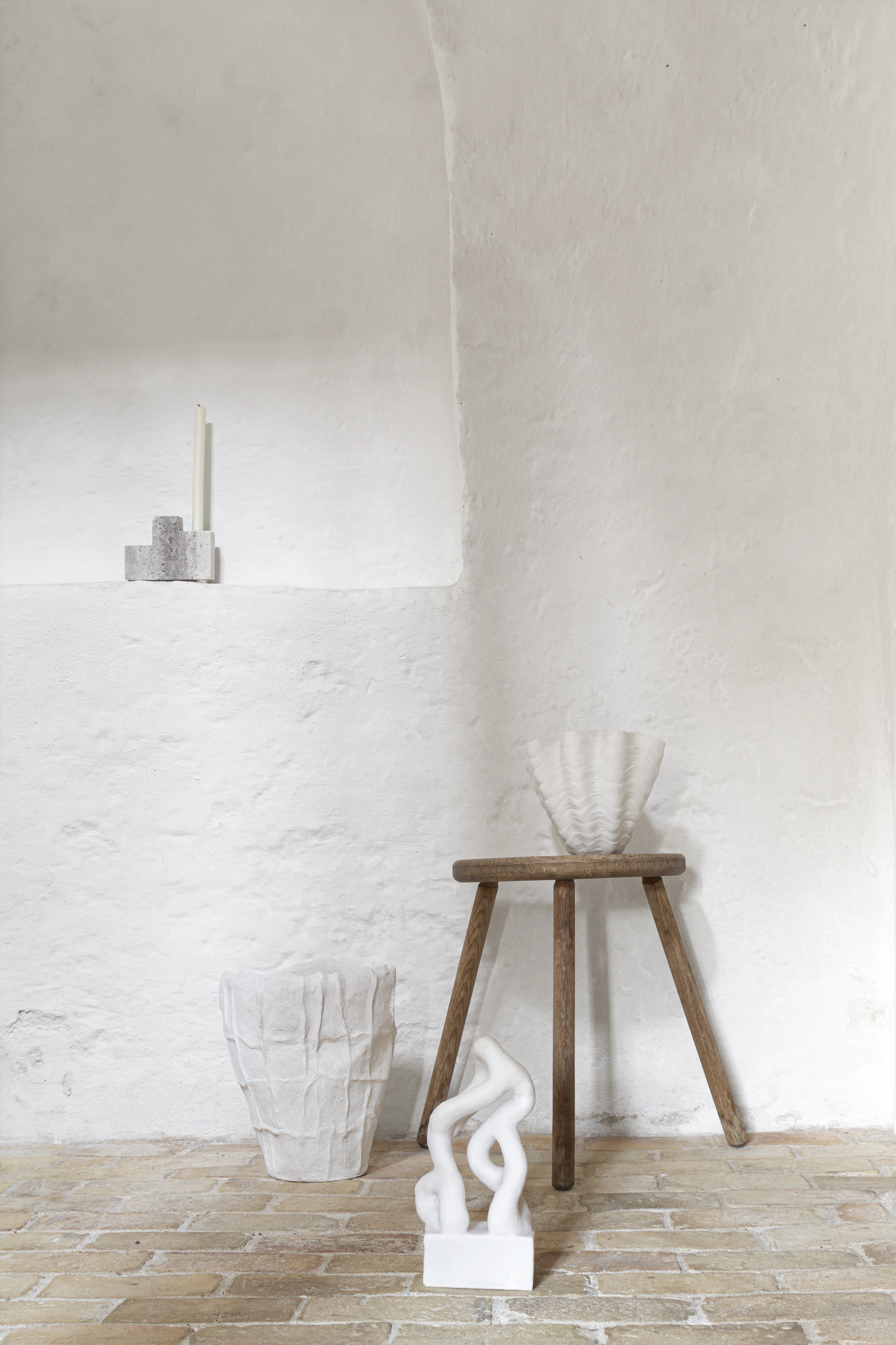 Mette Ditmer Shell Vas 22 Cm, off-white från Mette Ditmer, bild 3