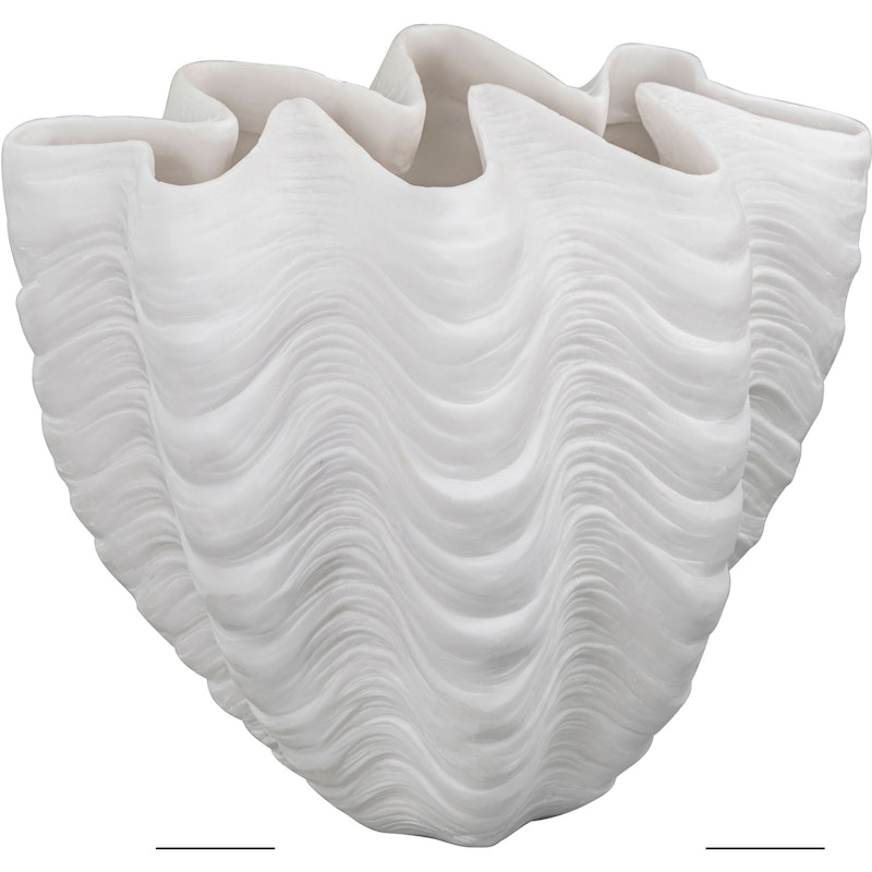 Shell Vas Off-white, 30 cm