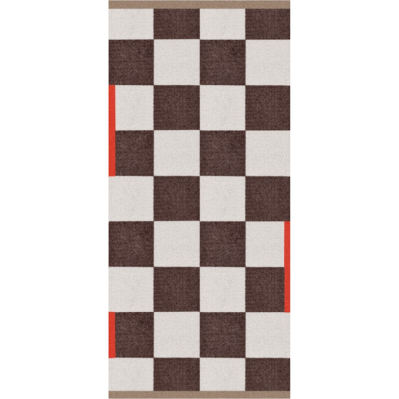 Square Plastmatta 70x150 cm, Brun