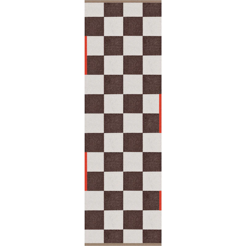 Square Plastmatta 77x240 cm, Brun