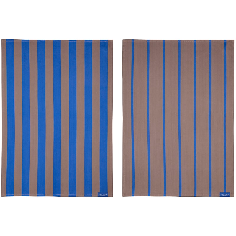 STRIPES Kökshandduk 2-pack 50x70 cm, Blush