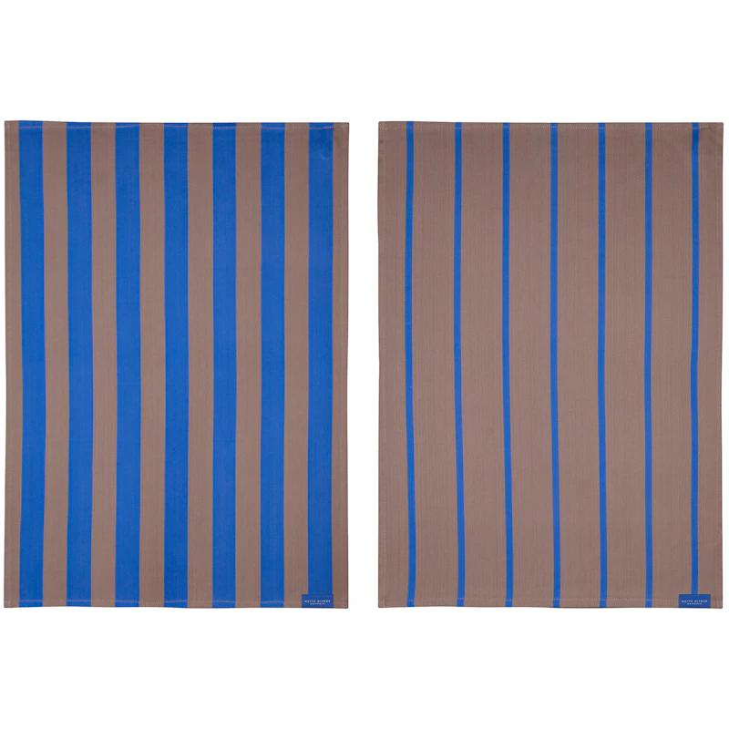 STRIPES Kökshandduk 2-pack 50x70 cm, Blush