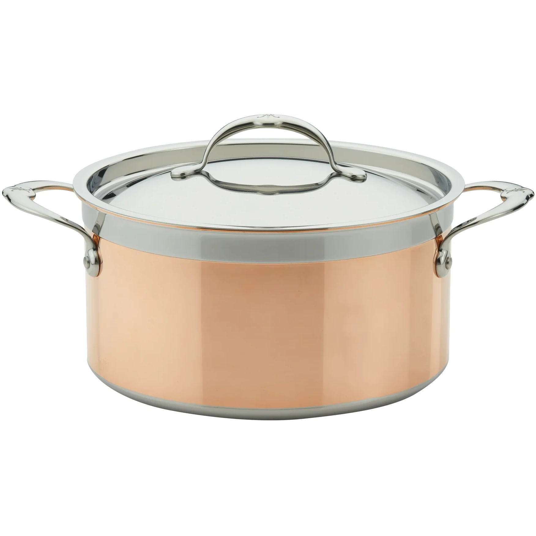 Meyer Hestan Copperbond Gryta 24 Cm - Rostfritt St&aring;l Koppar