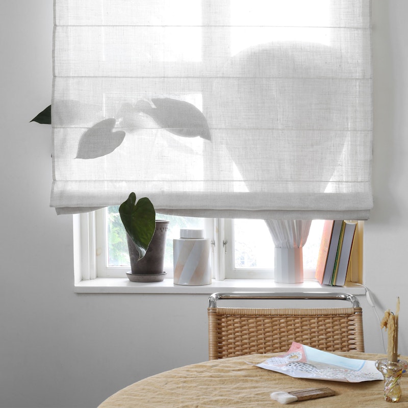 Ellie Hissgardin 100x220 cm, Vit
