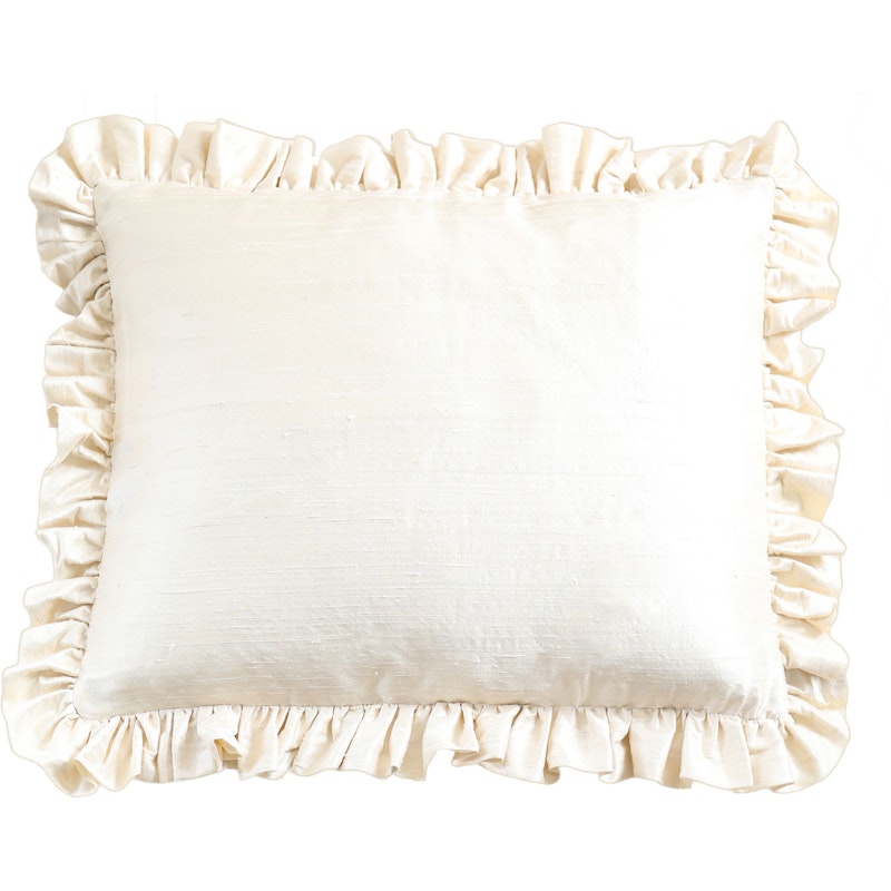 Ruffle Kudde 50x60 cm, Creme